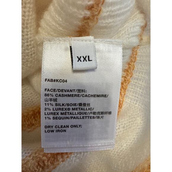 Lafayette 148 NWT New York Cashmere Stripped Breton Sweater Size 2X - Picture 11 of 11
